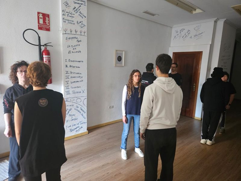 Preparando la escena