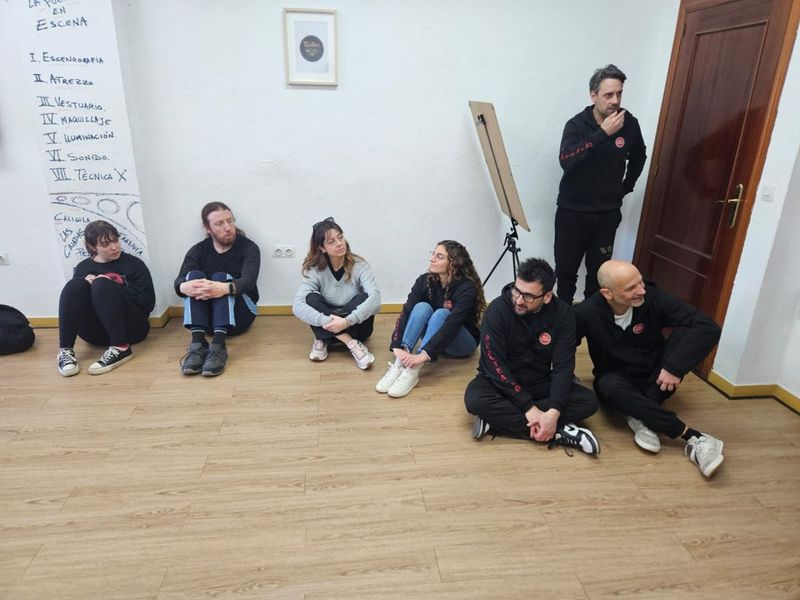 Sesión de trabajo con el grupo