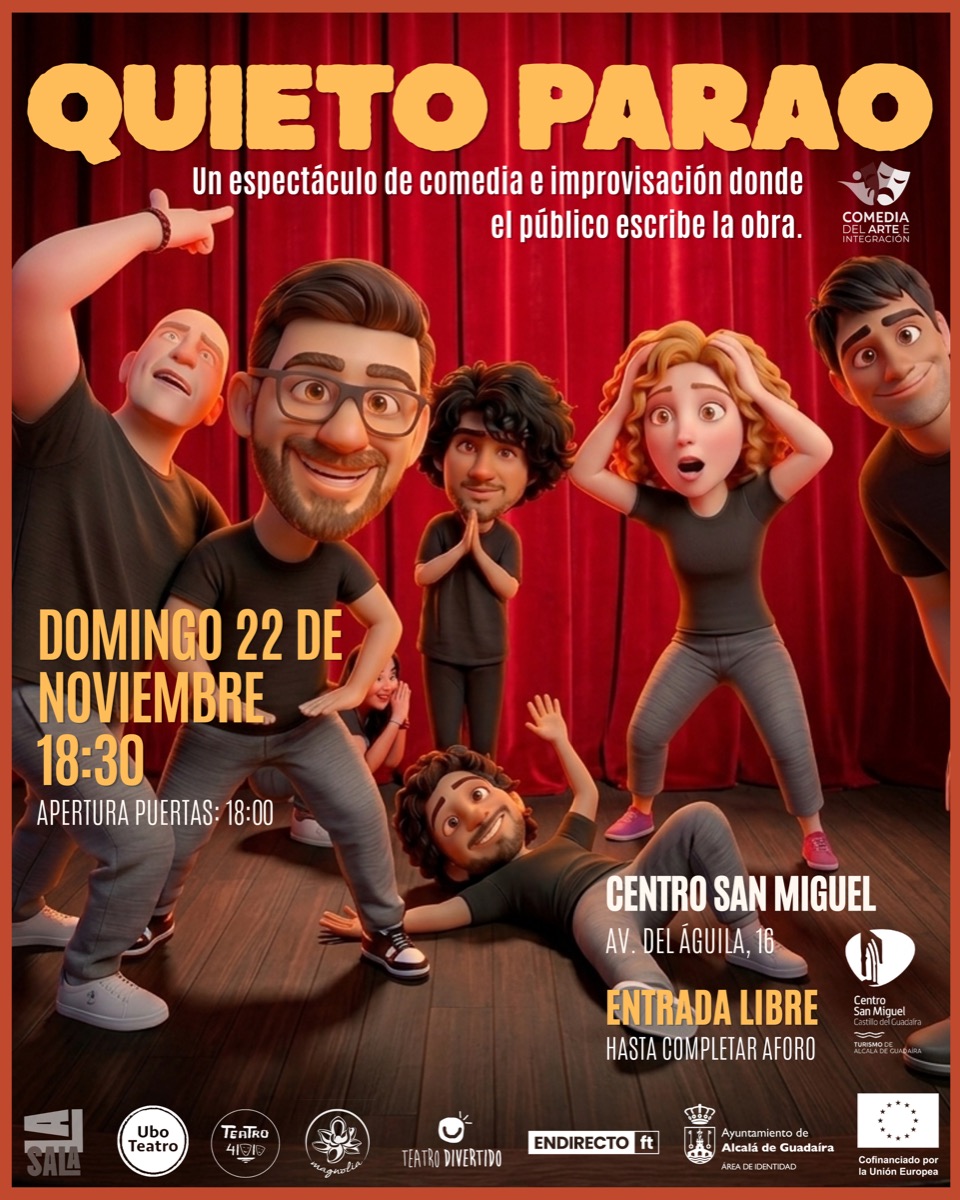 Cartel de la obra Quieto Parao