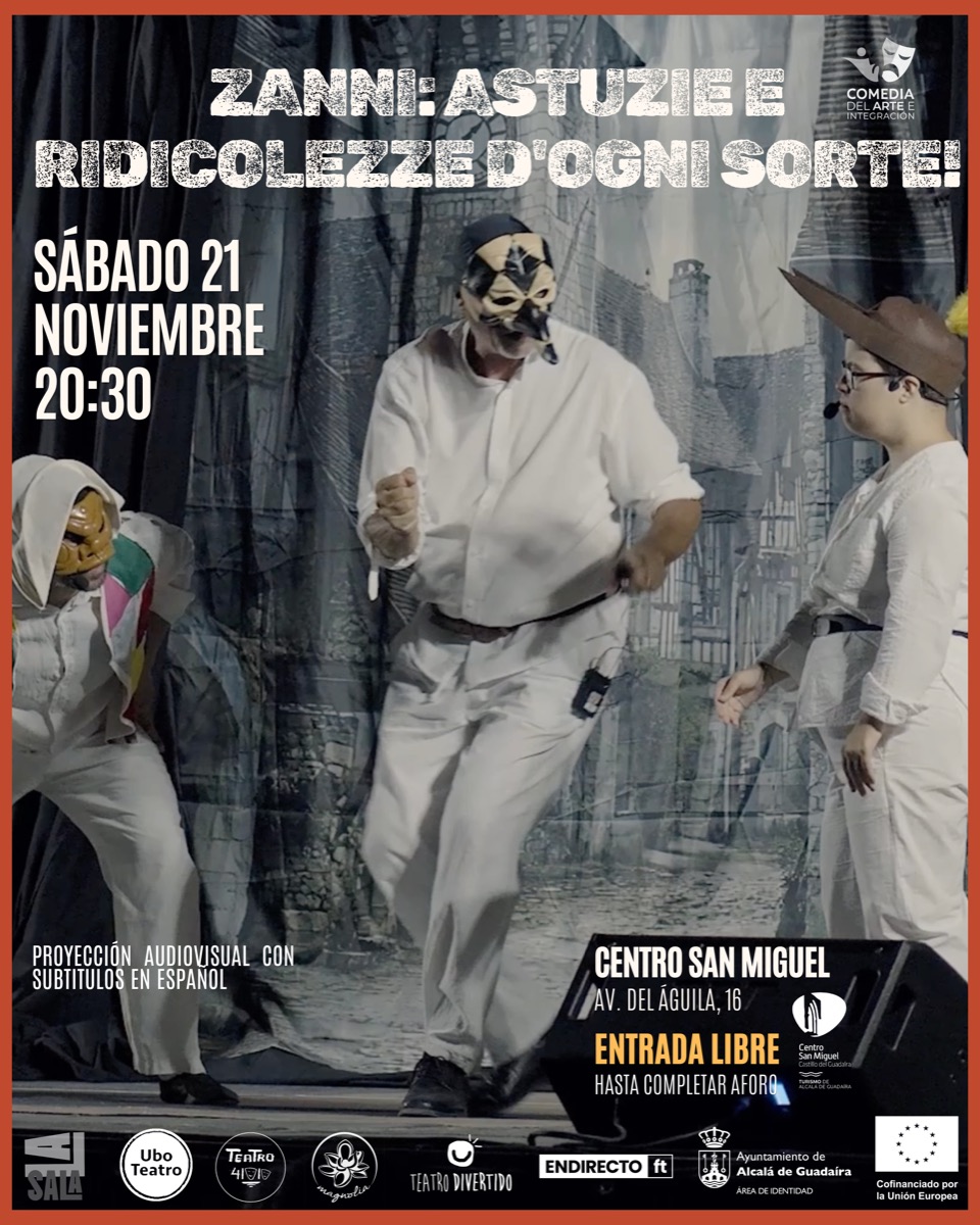 Cartel de la proyección Zanni